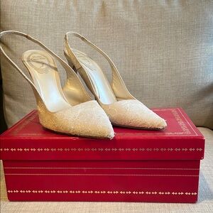 Rene Caovilla Lace Heels